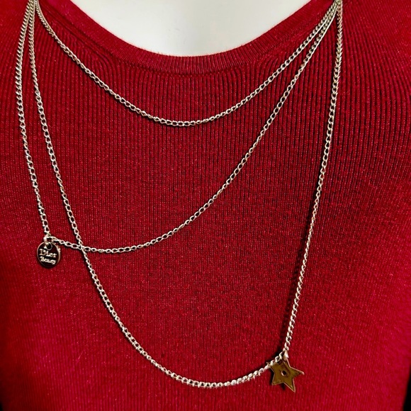 NEW Dior Silver Multi-Strand Necklace - Picture 6 of 8